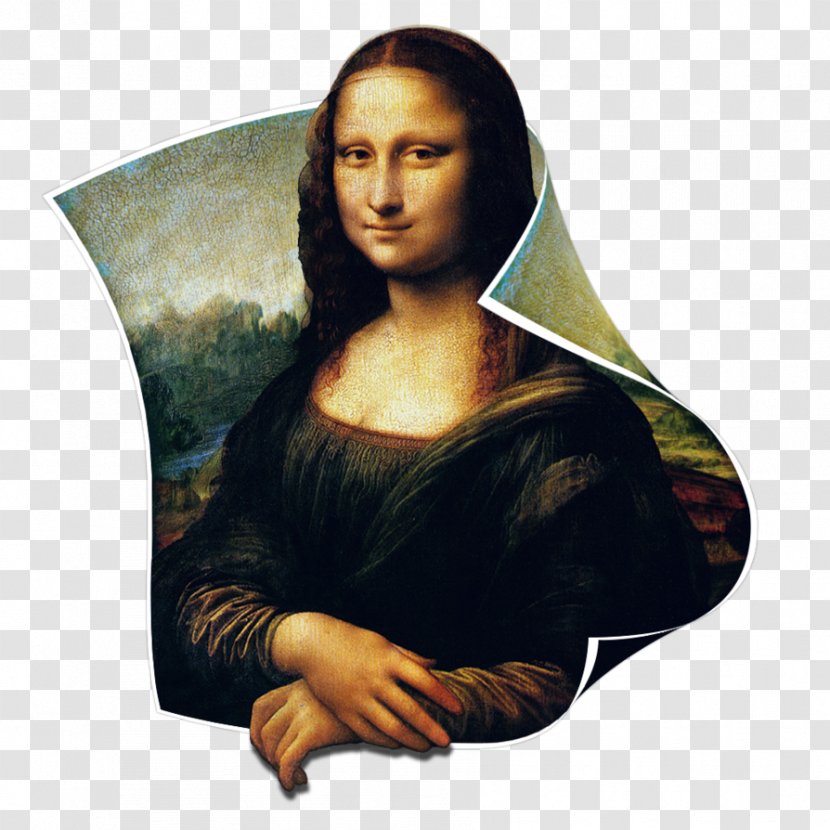 Lisa Del Giocondo Mona Renaissance Painting Art - Oil - Famous Vector Transparent PNG