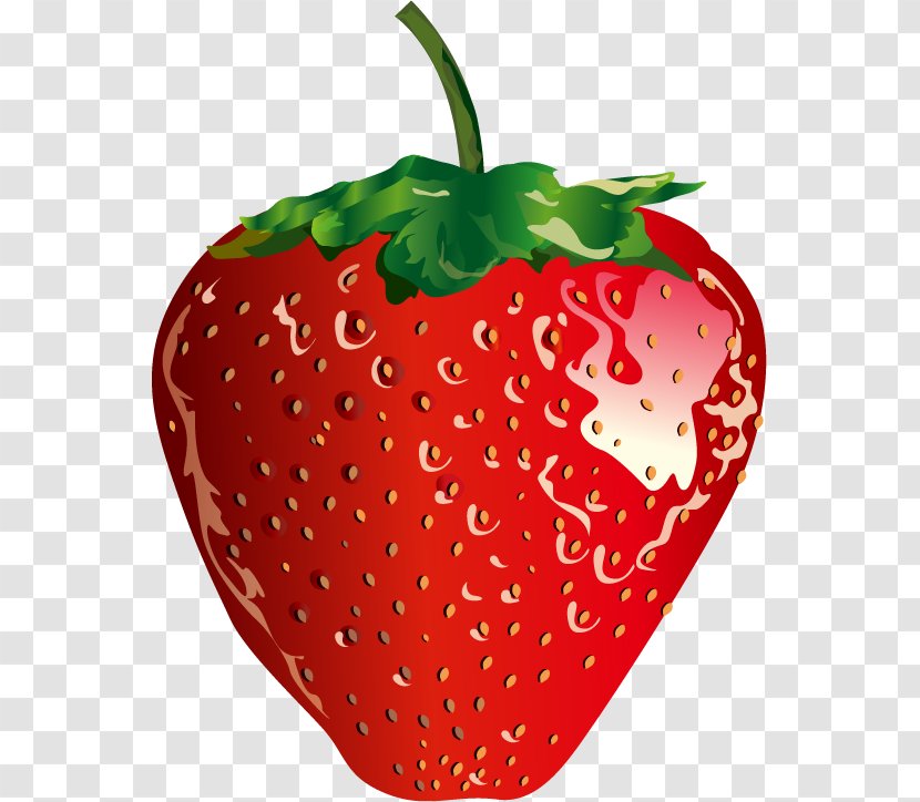 Strawberry Fruit Food - Aedmaasikas - Vector Red Transparent PNG