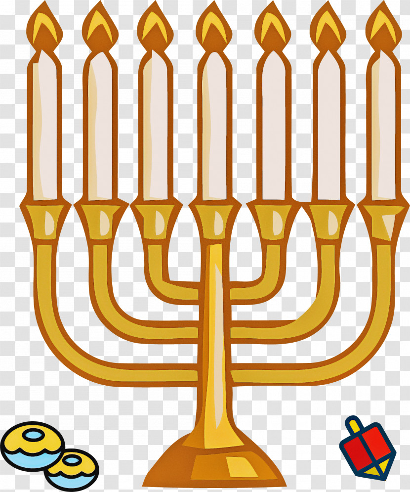 Hanukkah Candle Happy Hanukkah Transparent PNG