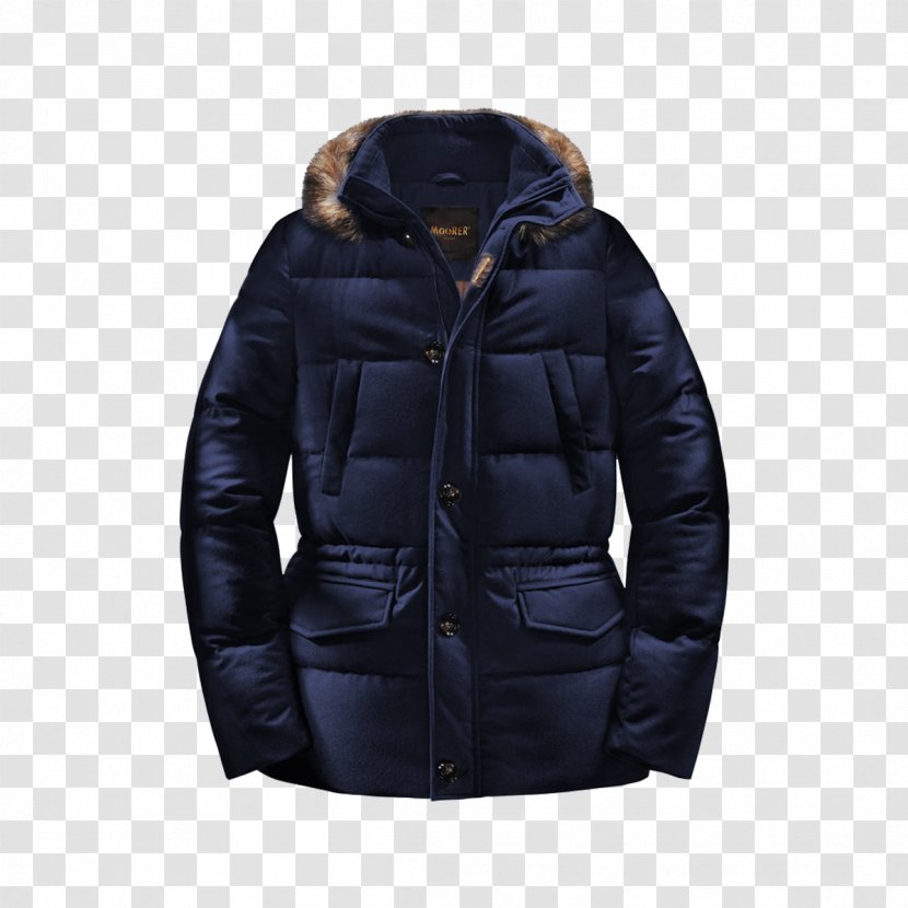 Cobalt Blue Coat Jacket Sleeve Fur Transparent PNG