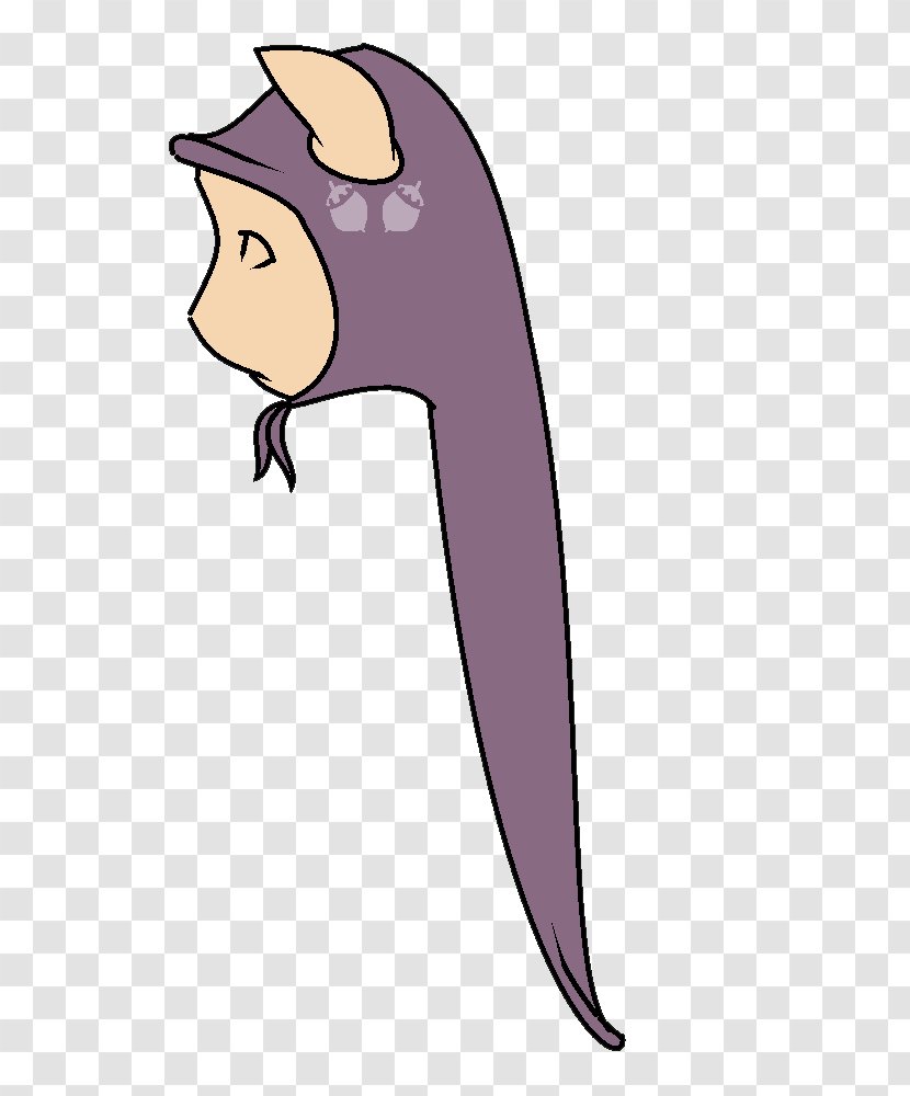 Headgear Nose Character Clip Art - Violet - Tippy Toes Transparent PNG