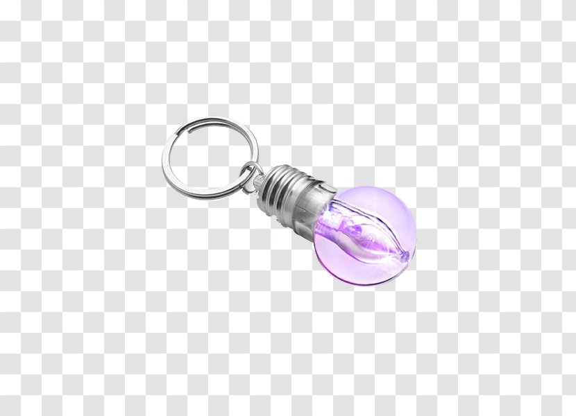 Key Chains Lamp Light-emitting Diode Incandescent Light Bulb Plastic - Keychain Transparent PNG