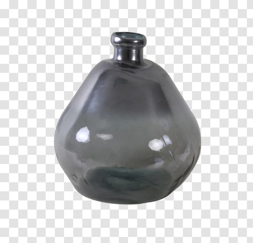 Vase Murano Glass Ceramic - Bottle - Gray Transparent PNG