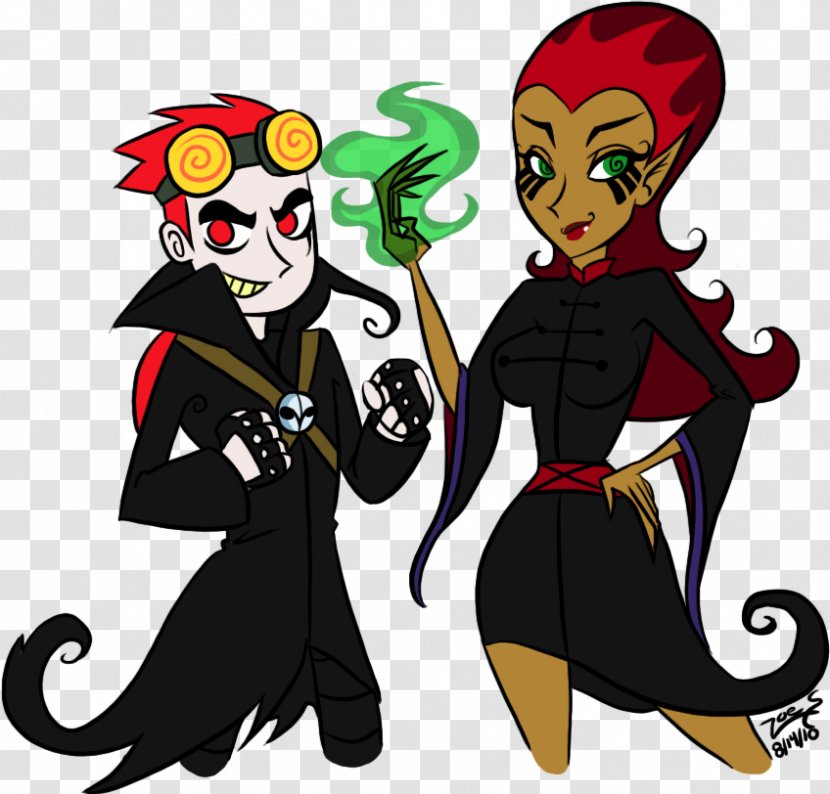 Jack Spicer Wuya Chase Young Cartoon - Supernatural Creature Transparent PNG