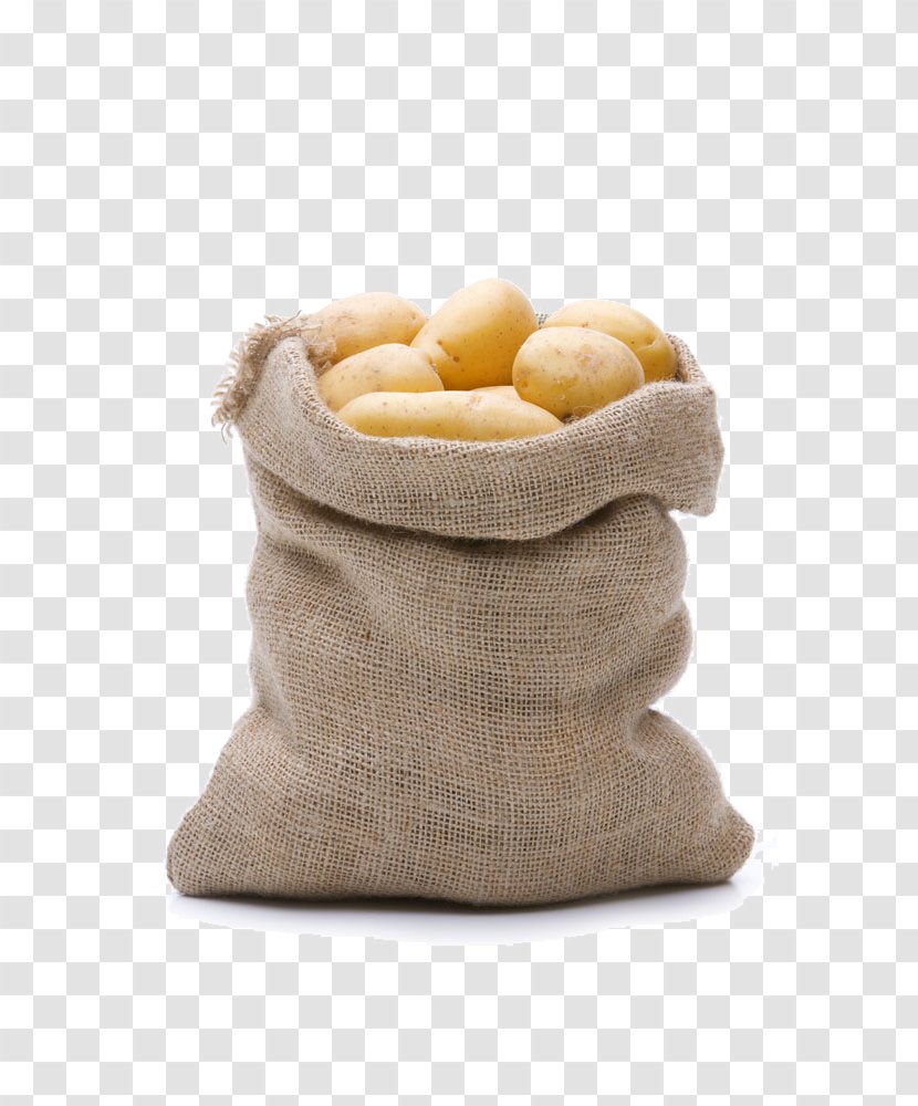 Potato Bag Gunny Sack Jute Cereal - A Of Potatoes Transparent PNG