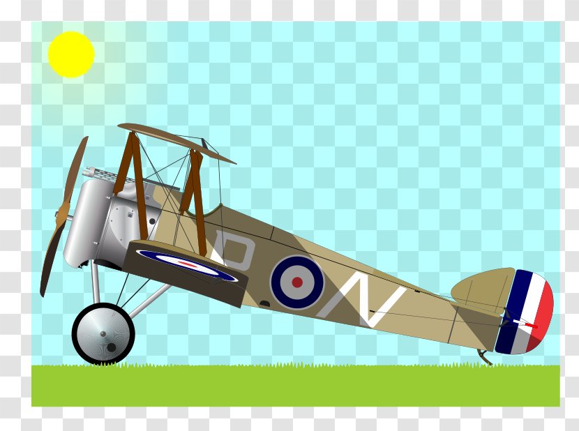 Sopwith Camel Airplane Aviation Company Clip Art - Air Travel Transparent PNG