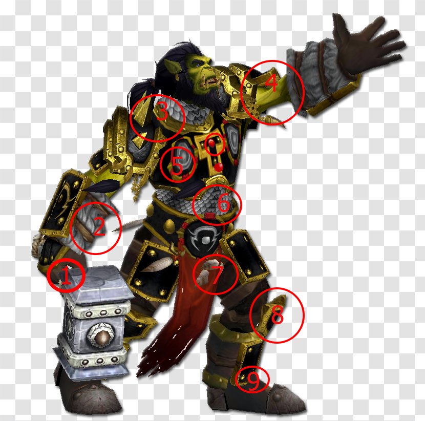 Warcraft III: Reign Of Chaos Warlords Draenor Durotan Thrall Robot - Pauldron - Wow Haha Transparent PNG