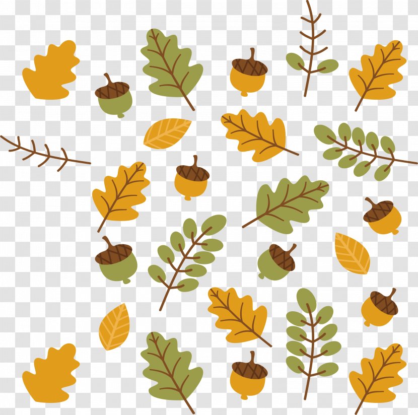 Autumn Leaves Leaf - Vecteur Transparent PNG