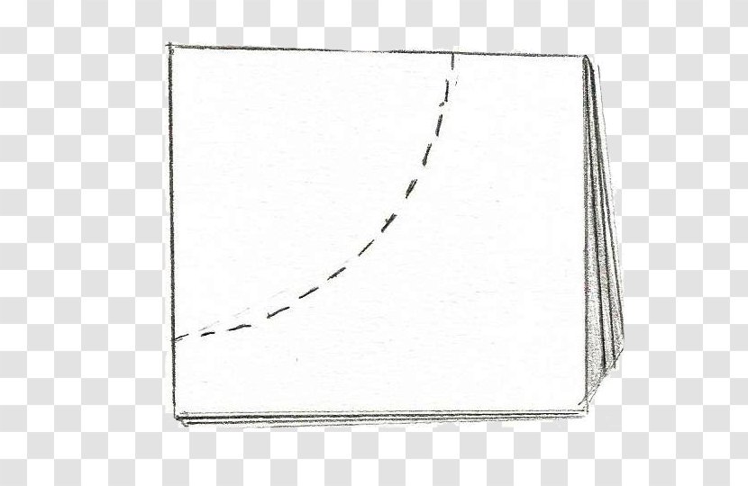 Paper Line Angle White - Area Transparent PNG