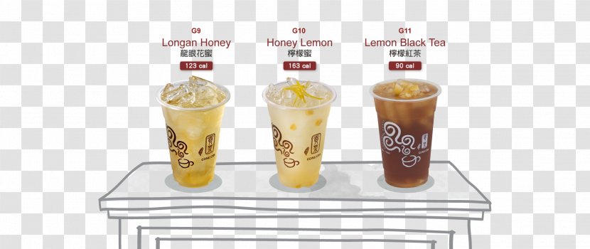Food Flavor Table-glass - Gong Cha Transparent PNG