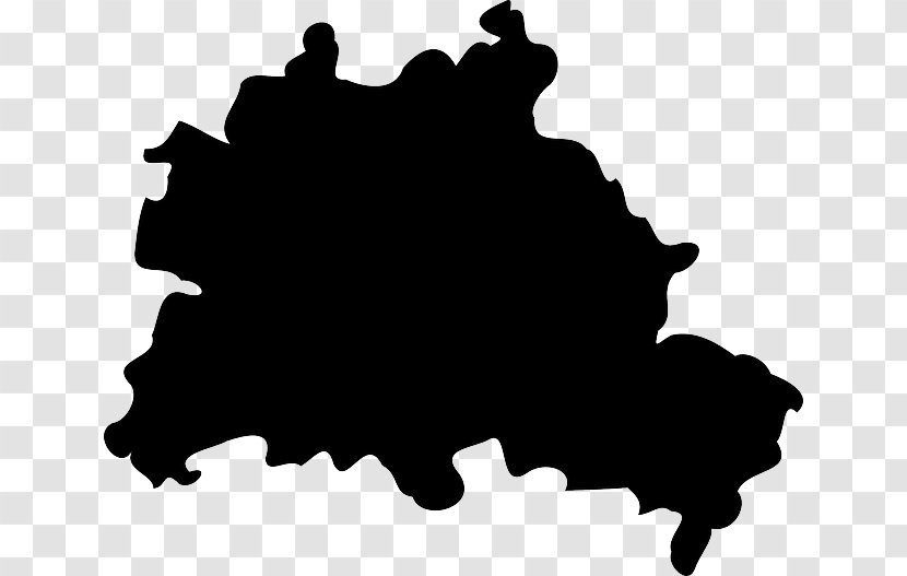 Berlin Wall West City Map Transparent PNG