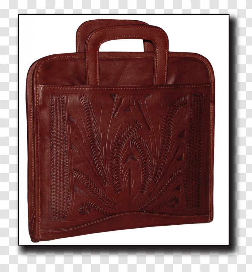 Briefcase Leather Handbag Brand - Free Buckle Exquisite Petal Transparent PNG