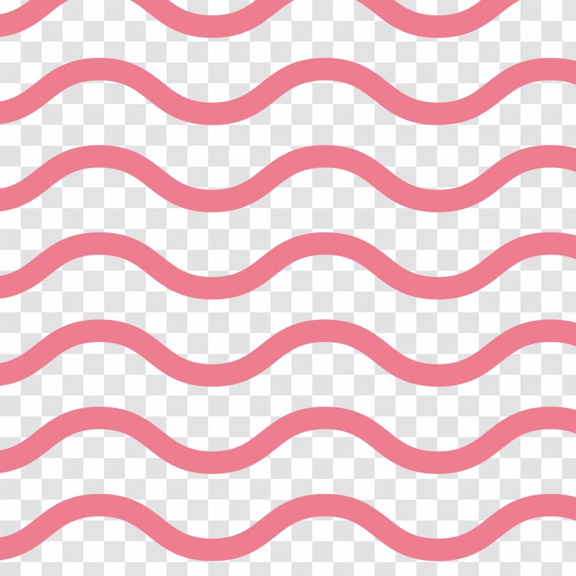 Euclidean Vector Vecteur - Point - Pink Wave Background Transparent PNG