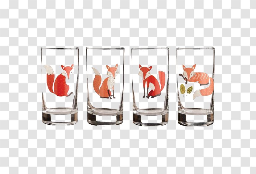 Paper Source Glass Cup Drinking - Glasses - Fox Transparent PNG