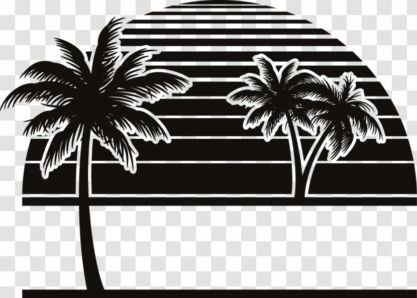 Silhouette Arecaceae - Logo Transparent PNG