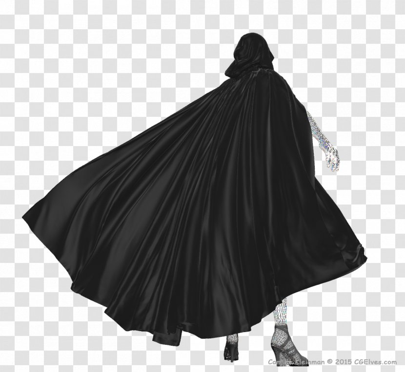 Cape May Shoulder Cloak Black M - Outerwear - King Transparent PNG