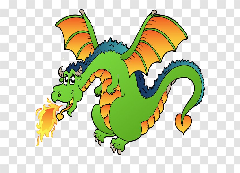 Clip Art Dragon Fire Breathing Image - Flame Transparent PNG