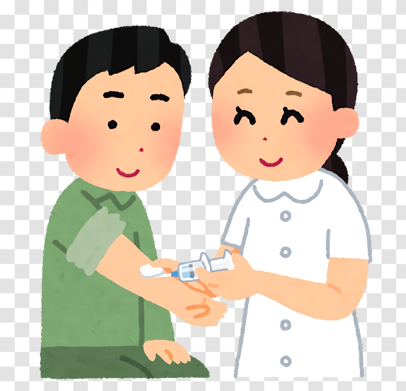 Cartoon People Child Finger Cheek Transparent PNG