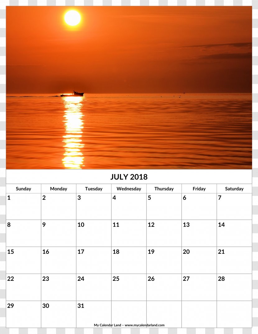 Calendar 0 July August June - Monthly Calendars Transparent PNG