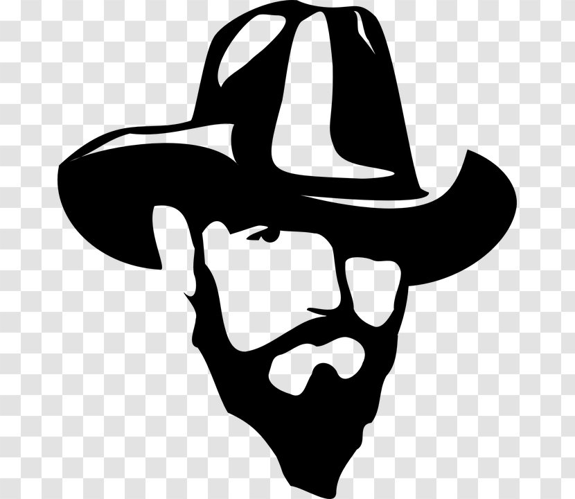 Cowboy Silhouette Drawing Clip Art Transparent PNG