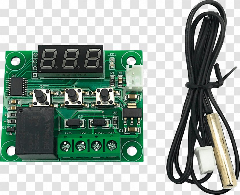 Microcontroller Thermostat Electronic Component Electronics Electrical Switches - Semiconductor - Xh Transparent PNG