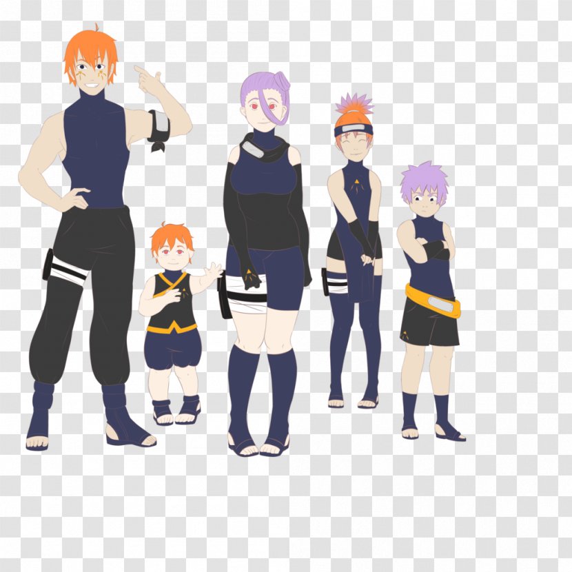 Uniform Human Behavior Headgear Costume Cartoon - Watercolor - Naruto Family Transparent PNG