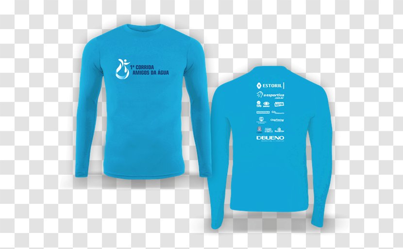 T-shirt Sleeve Bluza Racing - Turquoise Transparent PNG