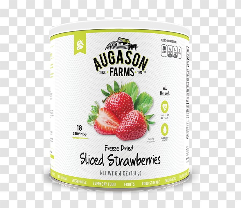 Augason Farms Freeze-drying Food Mashed Potato Dried Fruit - Strawberry Slices Transparent PNG