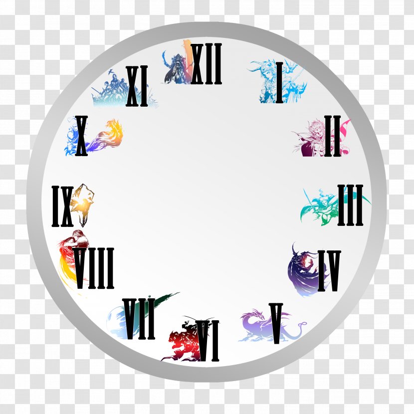 Final Fantasy XV VIII XII Clock - Time Transparent PNG