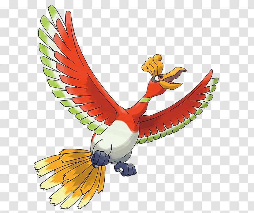 Pokémon HeartGold And SoulSilver Gold Silver Crystal Ho-Oh - Entei - Parrot Transparent PNG