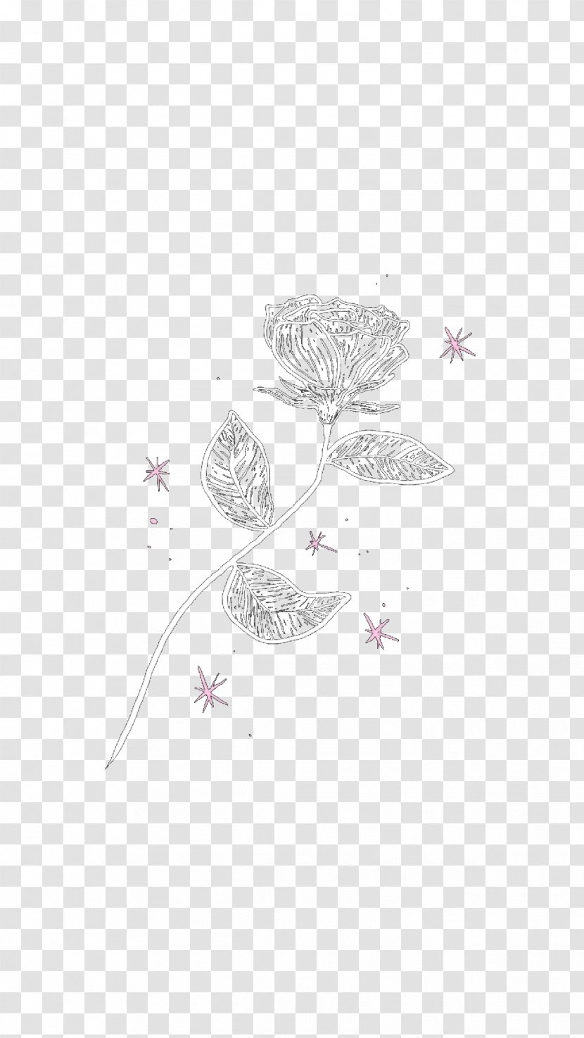 Flower Blue Rose Petal Sticker - Pen Transparent PNG