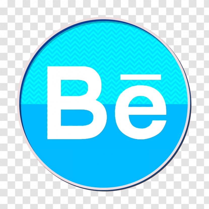 Behance Icon - Turquoise - Electric Blue Logo Transparent PNG