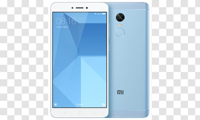 Xiaomi Redmi Note 4X 5A Mi - Blue - Smartphone Transparent PNG