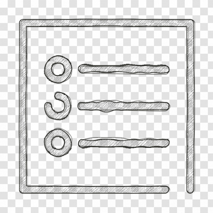 List Icon Note Icon Web Navigation Line Craft Icon Transparent PNG