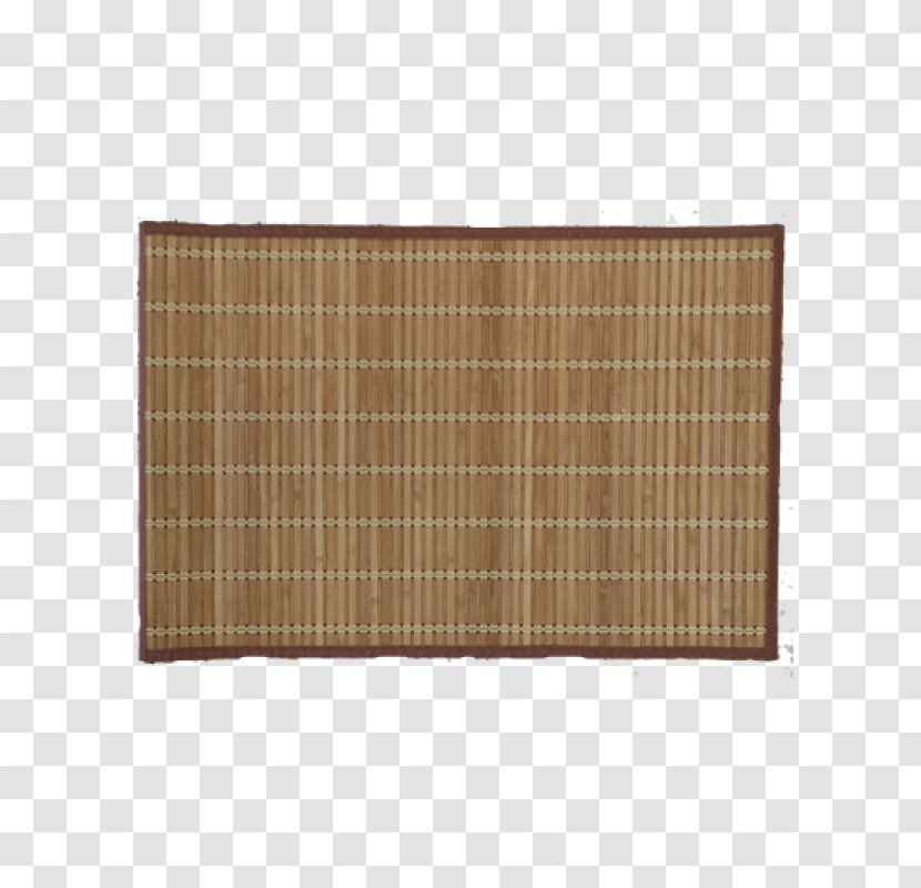Wood Stain Rectangle Place Mats Material - Bamboo Mat Transparent PNG