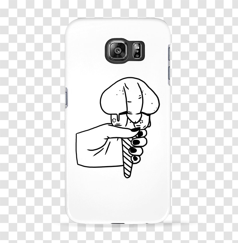 T-shirt Samsung Galaxy S6 Hoodie Bluza - Finger - Ice Cream Tattoo Transparent PNG