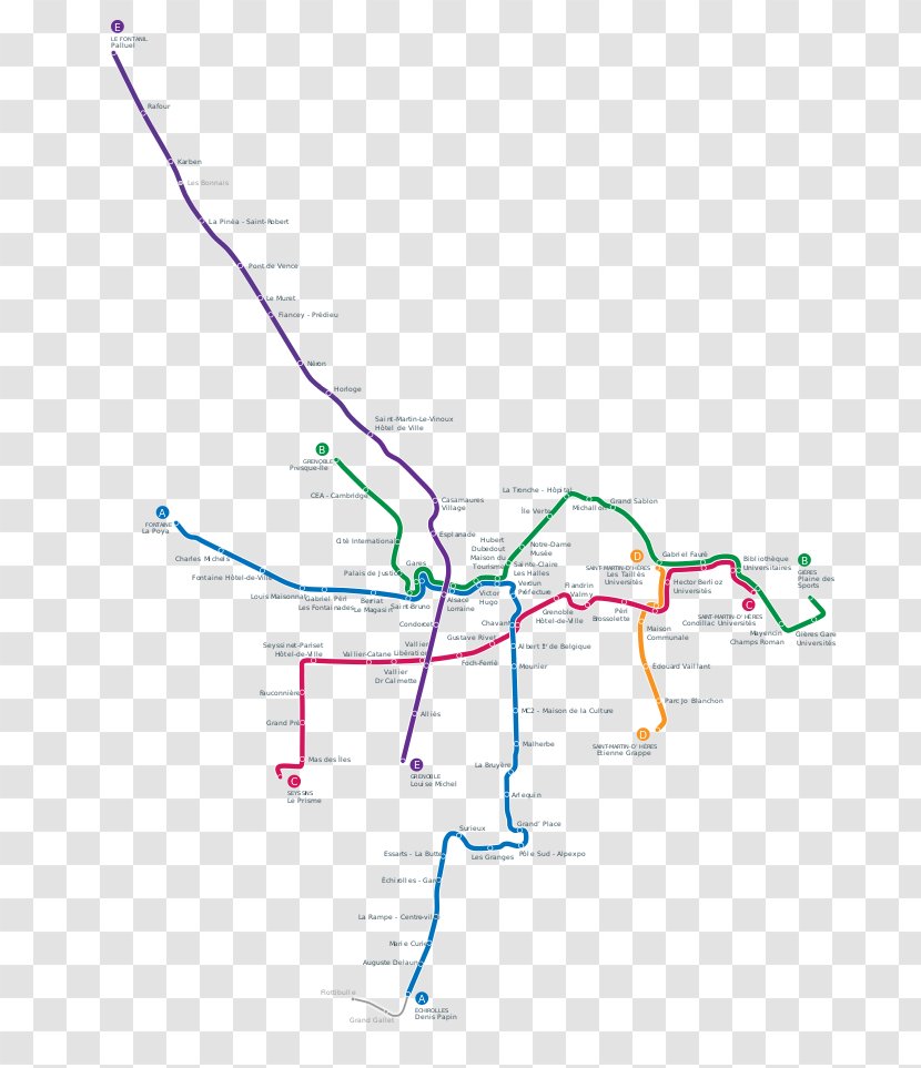 Grenoble Tramway Trolley Toulouse Le Mans - Silhouette - Tree Transparent PNG