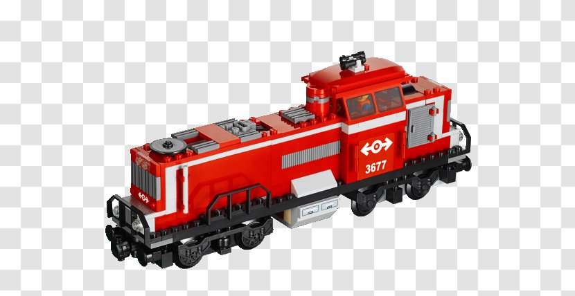 Lego Trains LEGO 3677 City Red Cargo Train The Group - Freight Transparent PNG