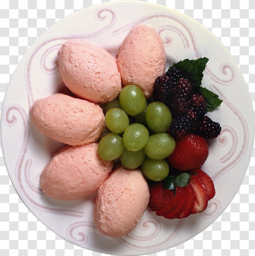 Ice Cream Dessert Sorbet Milk Food - Alimento Saludable Transparent PNG