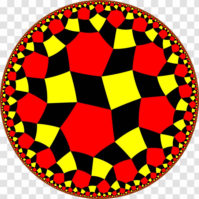 Tessellation Hyperbolic Geometry Uniform Tilings In Plane Rhombitetrahexagonal Tiling Transparent PNG