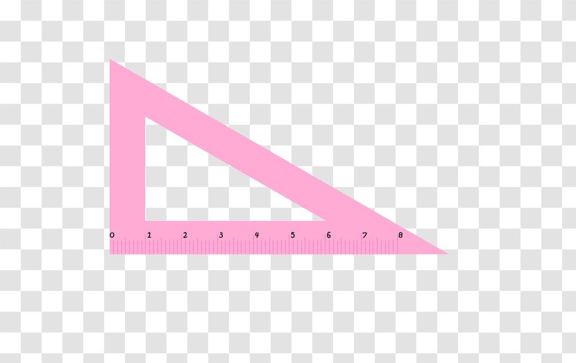 Pink Graphic Design Adobe Illustrator - Triangle - Vector Creative Red Ruler Transparent PNG