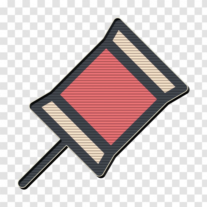 Office Icon Pin It - Rectangle Thumb Tack Transparent PNG