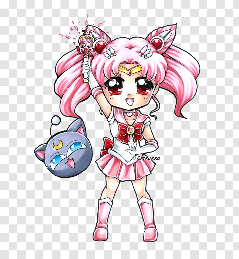 Chibiusa Sailor Moon Pluto Mercury Mars - Cartoon Transparent PNG