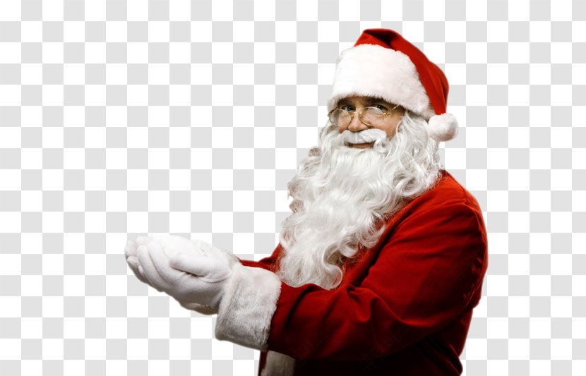 Santa Claus Christmas Gift Holiday - Finger Transparent PNG