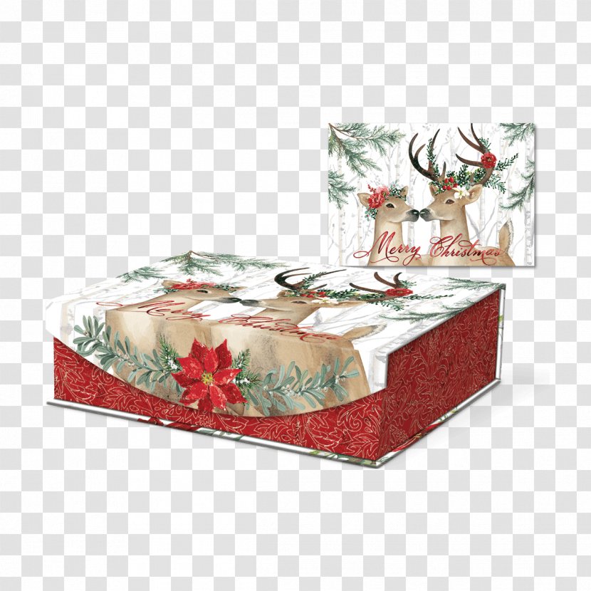 Nest Box Deer Gift Christmas - Sea Transparent PNG