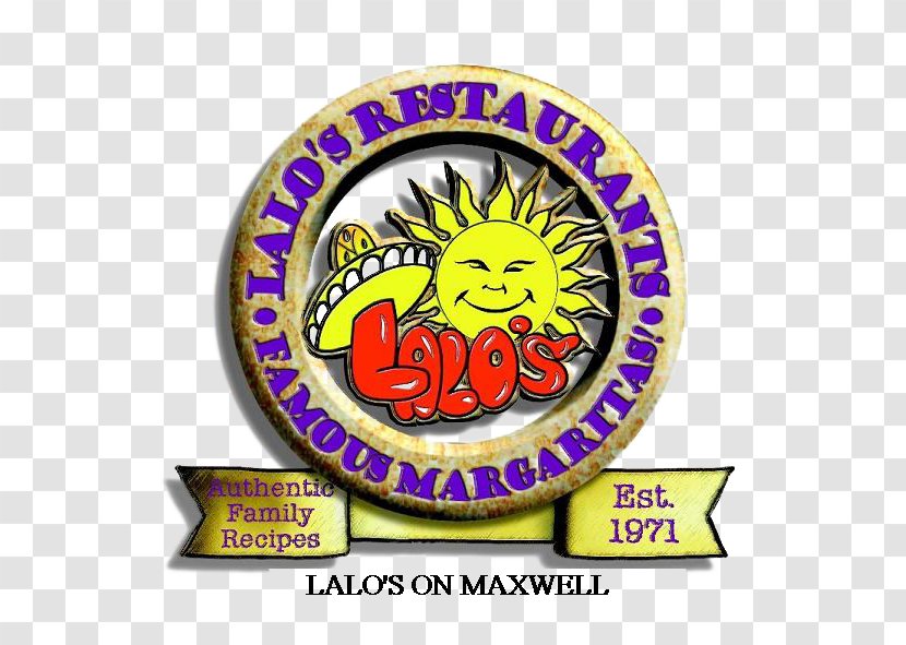 Lalo's On Maxwell Logo Sponsor Badge Font - Cook Transparent PNG