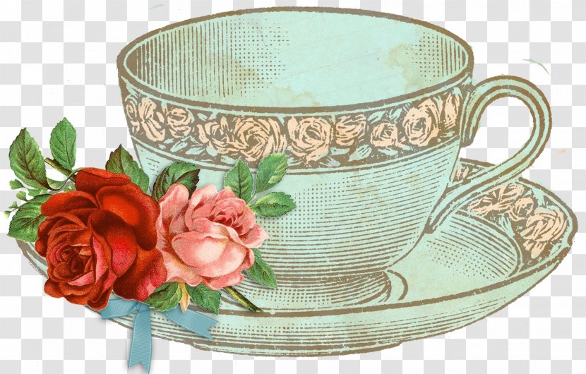 Teacup Dormouse Paper Saucer - Glass - Tea Time Transparent PNG