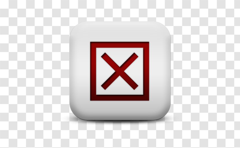 Check Mark Symbol Sign X - Checkbox Transparent PNG
