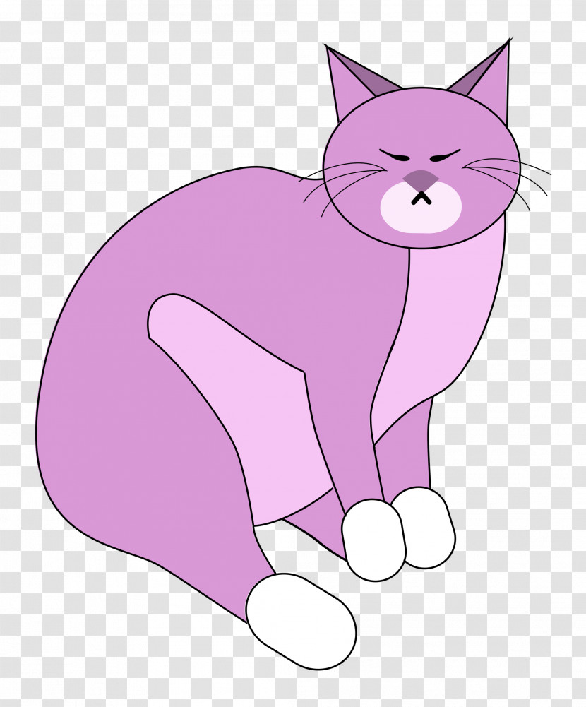 Cat Kitten Lilac / M Lilac / M Snout Transparent PNG
