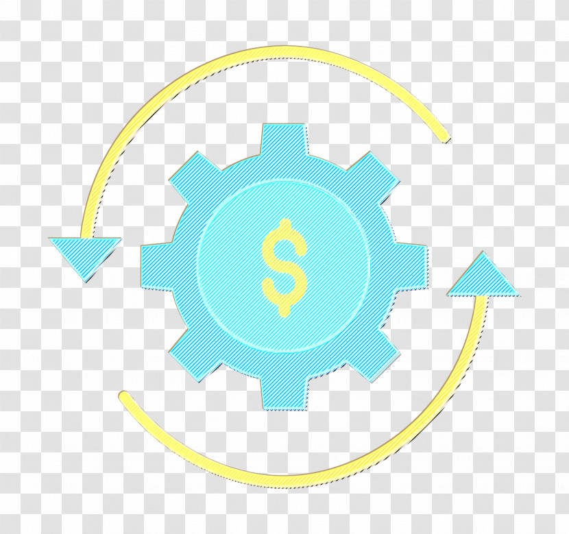 Investment Icon Gear Icon Revenue Icon Transparent PNG